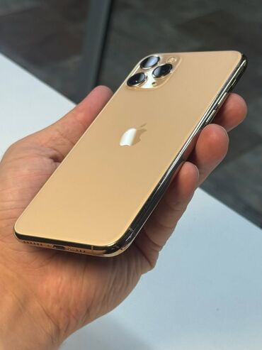 a 10 s: IPhone 11 Pro Max, 256 ГБ, Золотой, Гарантия, Кредит, Отпечаток пальца