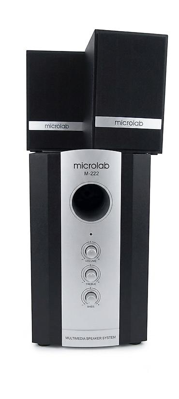 socket 1155: Акустическая система Microlab M-222 (2.1) - Формат: 2.1 — сабвуфер + — 1