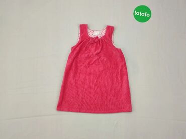 Sukienka, 12-18 m, wzrost - 86 cm., wzór - Jednolity kolor, kolor - Różowy