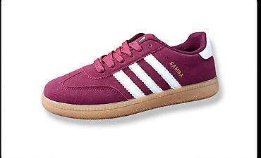 Patike Adidas Samba – bordo boja - Klasičan „Samba” model sa