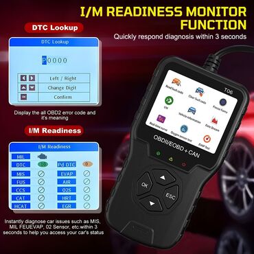 Alati za automobile: Novo- T06 OBDII / EOBD + CAN Dijagnostika Funkcije: Čitanje kodova — 12