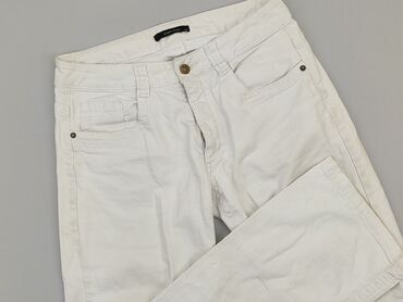 spodnie jeans w kwiaty: L (EU 40), condition - Good