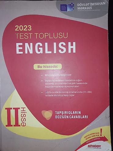 Testlər: İngilis dili Testlər 11-ci sinif, DİM, 2-ci hissə, 2023 il — 1