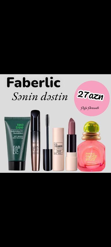 faberlic məhsulları və qiyməti: Kosmetik dəst Faberlic, Yeni, Pulsuz çatdırılma