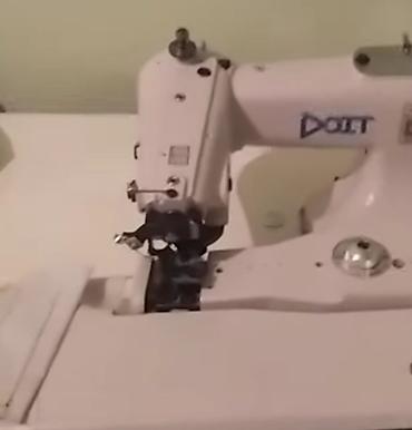 deri çanta: Sənaye tikiş maşını – DOIT markası, sütun tipli (post-bed) model — 2