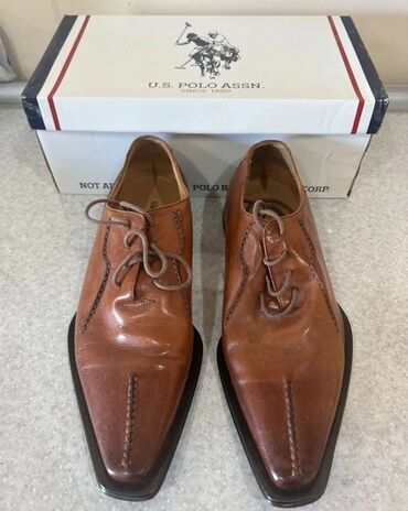 бордовые мужские мокасины: U.S. Polo Assn. qutulu klassik kişilər üçün dəri ayaqqabı - Material