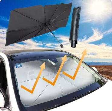 Аксессуары для авто: Солнце отрожающий зонтик для авто, отличный подарок на 23 февраля