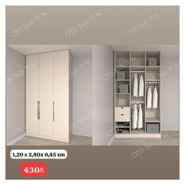 купить сервант бу: Новый, 3 двери Прямой шкаф, Шифоньер