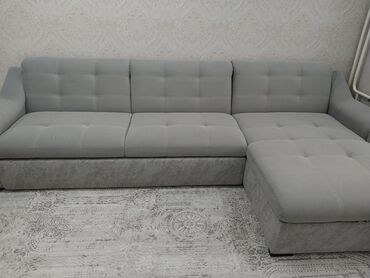 дсп для мебели: Диван-кровать, цвет - Серый, Б/у