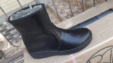 Кроссовки и спортивная обувь: Мужские кожаные сапоги саламандра - Цвет: черный - натуральная кожа — 6