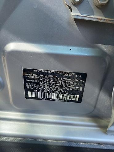 стёк: Subaru XV: 2017 г., 2 л, Вариатор, Бензин, Кроссовер — 7