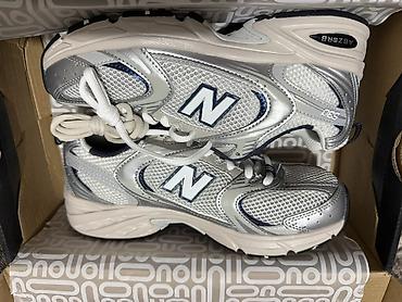 nb 550: Мужские кроссовки, 38, New Balance, Новый, цвет - Серебристый, Самовывоз — 2