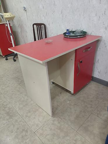 bide: Salon mebeli dəsti - Vizaj/saç ustası üçün böyük güzgülü iş stolu — 2