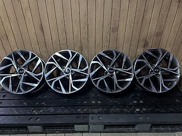 Диски: Литые Диски R 17 Hyundai, Комплект, отверстий - 5, Б/у — 1