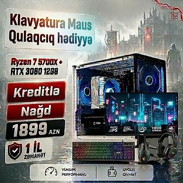 hp g62: Klavyatura Maus Qulaqcıq HƏDİYYƏ ! Gaming PC | Ryzen 7 5700X 4.60 GHZ — 1