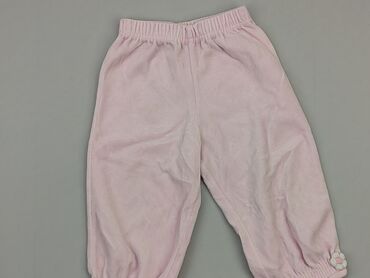 legginsy prążkowane dziecięce: Niemowlęce spodnie materiałowe, 9-12 m, 74-80 cm, stan - Bardzo dobry