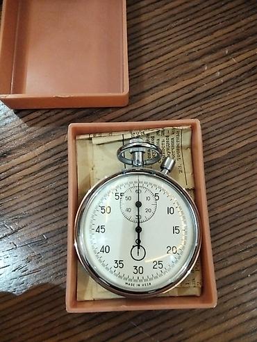 Süper endirim tecili Sovet istehsalı mexaniki xronometr/sekundomer
