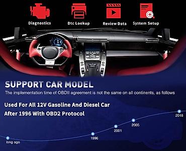 AZ - Diagnostic auto scanners: Novo - Konnwei KW906 Bluetooth OBD2 Auto dijagnostika ✅ Bluetooth 5.2 — 5