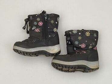 sandały czarne zamszowe: High boots 25, Used