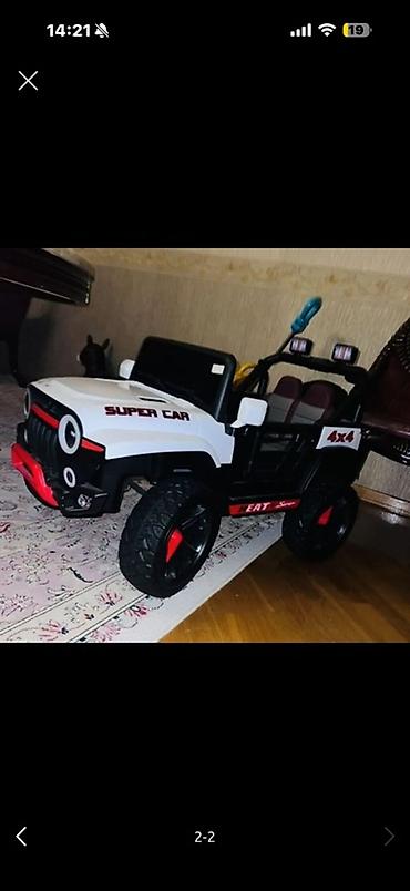 mașin: Uşaq üçün elektrikli maşın, SUV/jeep üslubunda dizayna malikdir — 2