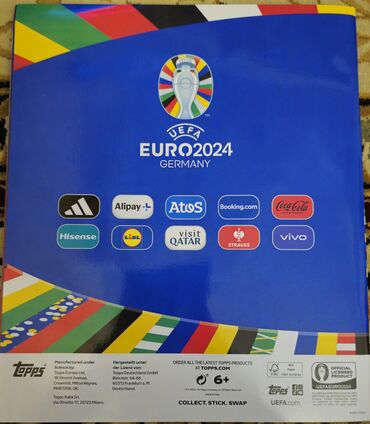 Kolleksiya kartları: Məhsul: UEFA EURO 2024 rəsmi stiker albomu (Topps) ❗️❗️SATILIR❗️❗️ -da lalafo.az — 3 Kolleksiya kartları: Məhsul: UEFA EURO 2024 rəsmi stiker albomu (Topps) ❗️❗️SATILIR❗️❗️ — 3