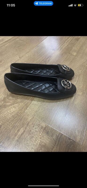 балетки джинсовые: Туфли, 37, Michael Kors, Новый, цвет - Черный