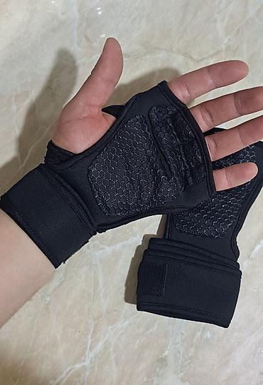 Əlcəklər: Fitness/Qimət məşqləri üçün barmaq uclu idman əlcəkləri (1 cüt) - — 1