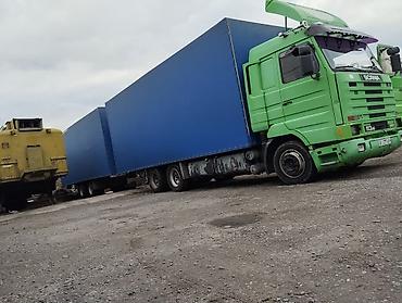 скания 380: Тягач, Scania, 1996 г., Тентованный — 2