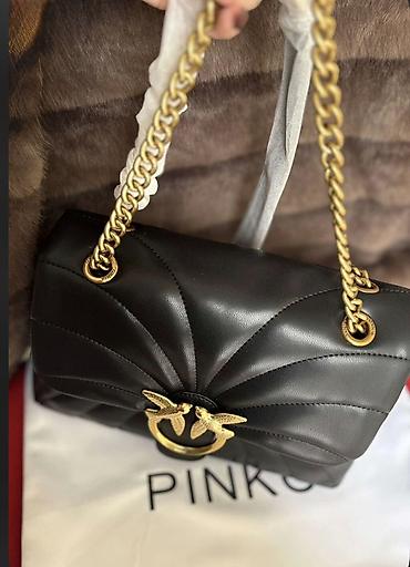 Torbe: Pinko torba – model sa prepoznatljivim Love Birds okovom - Materijal — 5