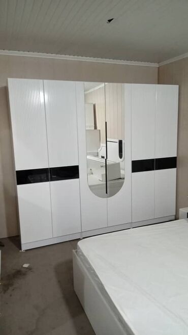 Спальные гарнитуры: Спальный гарнитур, Новый, Двуспальная кровать, Шкаф, Трюмо, Кыргызстан, МДФ, Бесплатная доставка, цвет - Бежевый at lalafo.kg — 4 Спальные гарнитуры: Спальный гарнитур, Новый, Двуспальная кровать, Шкаф, Трюмо, Кыргызстан, МДФ, Бесплатная доставка, цвет - Бежевый — 4