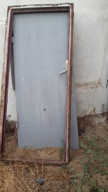 Фурнитура и комплектующие: Seyf gapi galin materialdan iki terefi demir wveler galin 205× 90