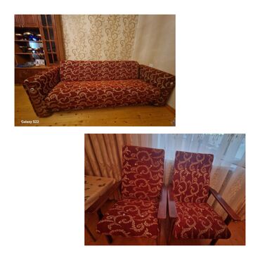 диван кровать трансформер: Yeni, Divan, 2 kreslo, Bazalı, Açılan
