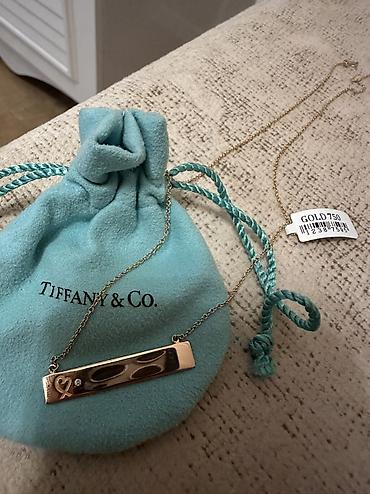 xonca bezemek: Boyunbağı, Tiffany, Çəhrayı qızıl, 750 Əyar, 4 g — 3
