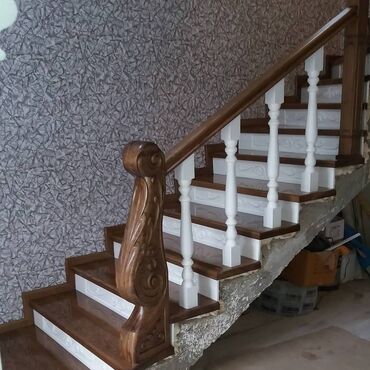 Pilləkən məhəccərləri: Taxta pilləkan sifatişi — 19