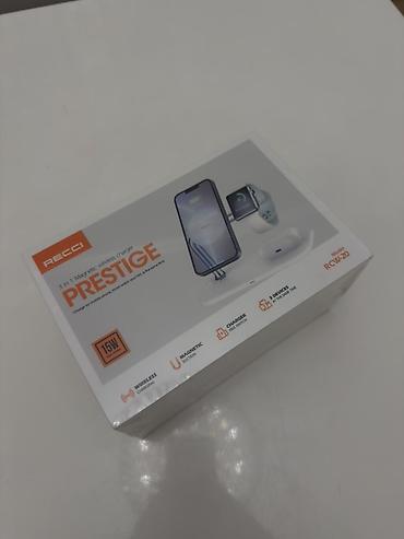 iphone 3: RECCI Prestige 3‑ü‑1‑də maqnitli simsiz şarj cihazı (model RC-W20) — 1