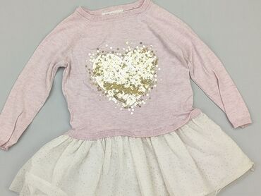 moda sukienek: Sukienka, H&M, 1.5-2 lat, 86-92 cm, stan - Dobry