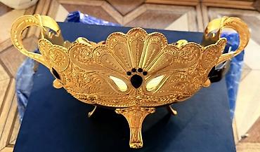 aksesuar qabı: MAY FLOWER silver plated giftware – dekorativ meyvə və şirniyyat qabı — 1