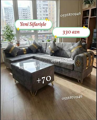 kunc divan: Künc divan, Yeni, Açılan, Bazalı, Parça, Şəhərdaxili pulsuz çatdırılma — 4