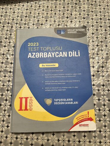 abituriyent jurnali 2024 qiymeti: Azerbaycan Dili 2-Ci hissə Tets toplusu

Qiymət:5 Azn