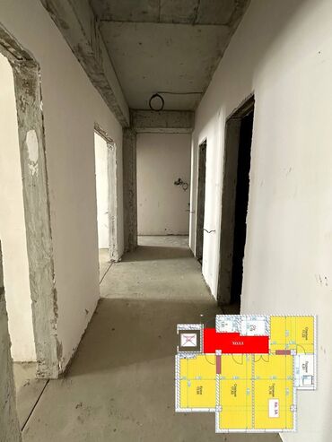 Продажа квартир: 3 комнаты, 82 м², Элитка, 8 этаж, ПСО (под самоотделку) — 6