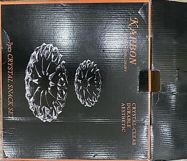 xrustal qutuda: Karbon 7 parça kristal qəlyanaltı dəsti - Brend: Karbon - Material — 1