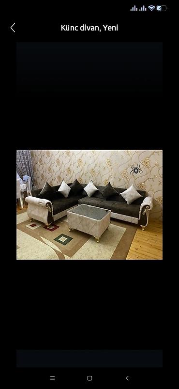 tek divan modelleri: Künc divan, Qonaq otağı üçün, Parça, Bazasız, Açılan — 7