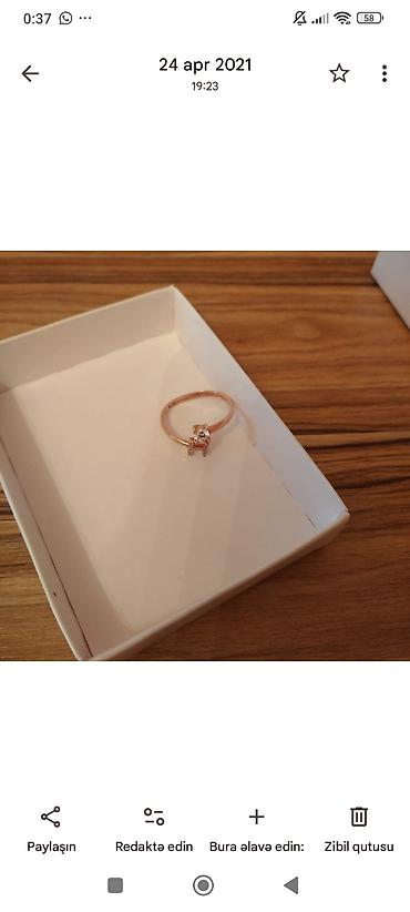 buji: Qadın aksesuar dəsti – rosegold tonlarda Tərkib: - 2 ədəd nazik — 7