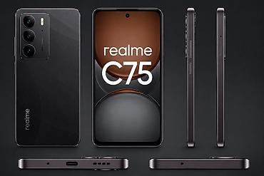 galaxy watch 7 бишкек: Realme Жаңы, 256 ГБ, түсү - Кара, 2 SIM — 1