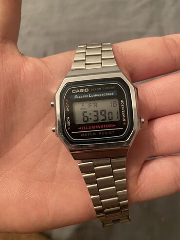 ретро часы casio: CASIO Collection A-168WA-1ER Часы в новом состоянии,не подошли!!