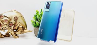 Xiaomi: Vivo Y31 2021, Б/у, 64 ГБ, цвет - Синий, 2 SIM