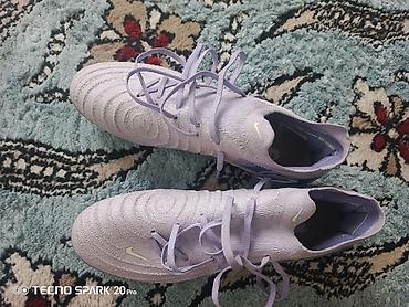 Спорт и отдых: Футбольные бутсы Nike, фиолетовые. - Лёгкий вязаный верх с — 4