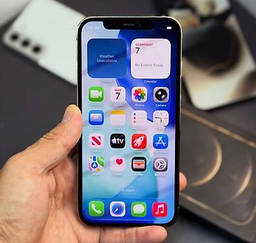 11mini iphone: IPhone 12 Pro, 128 GB, Matte Gold, Zəmanət, Simsiz şarj, Face ID — 3