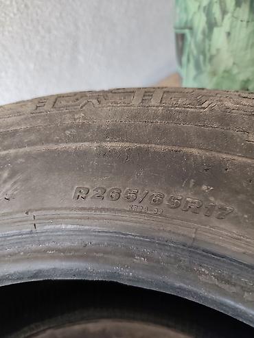 с кму: Комплект шин R265/65 R17 - Типоразмер: 265/65 R17 (радиальные). - — 1