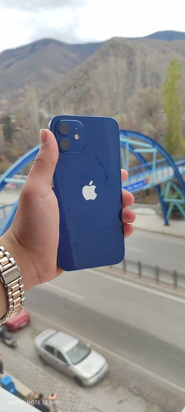 Apple iPhone: IPhone 12, 128 GB, Blue Titanium, Simsiz şarj, Face ID